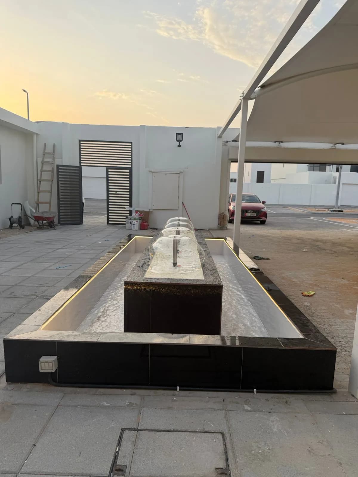 بعد — النافورة المودرن