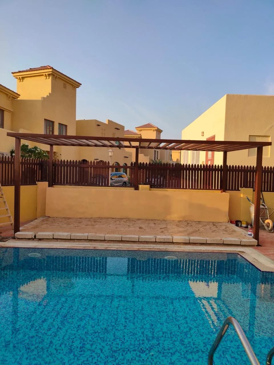 Pergola & Artificial Grass in Khalifa City — Photo 9