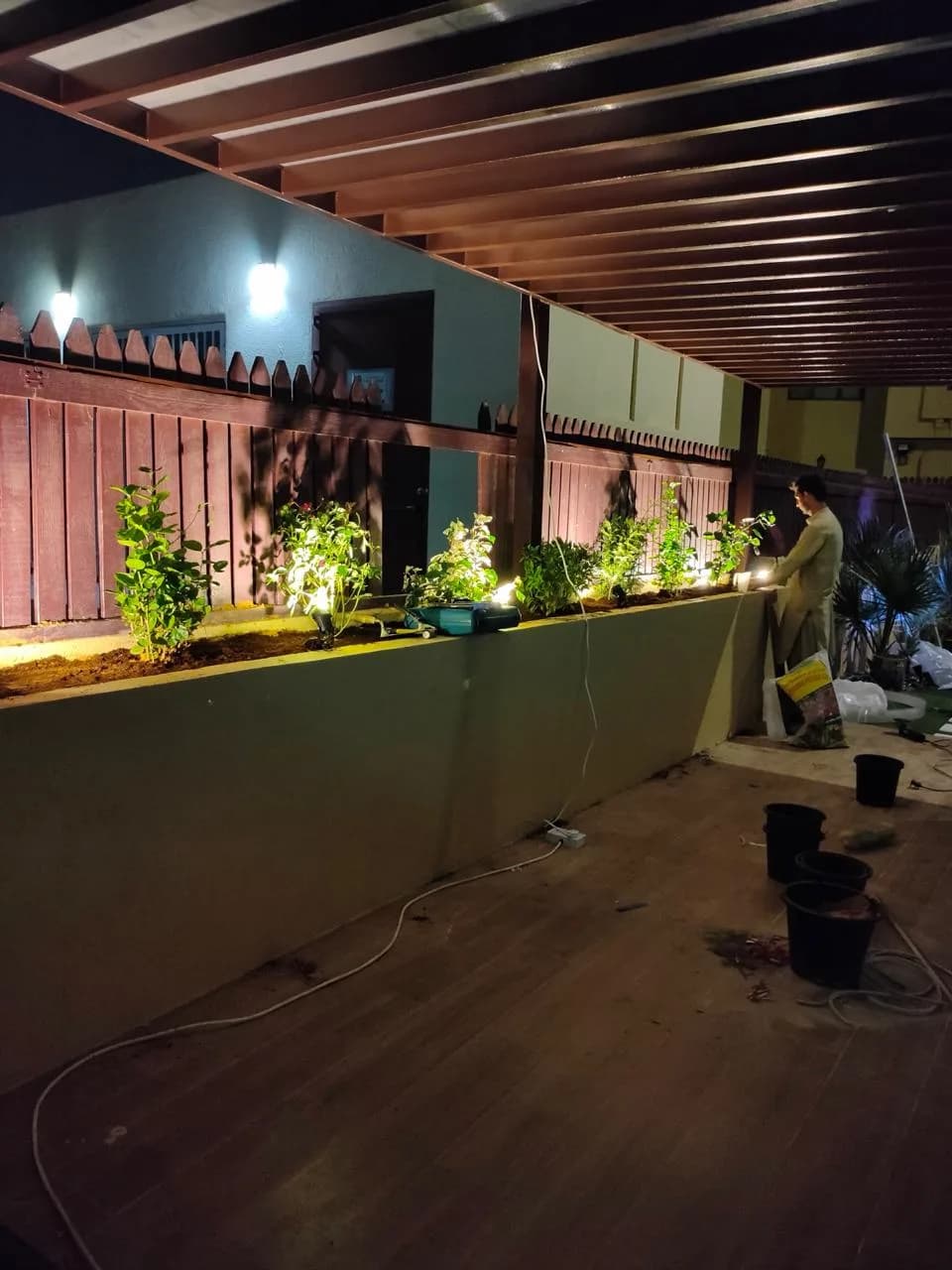 Pergola & Artificial Grass in Khalifa City — Photo 11