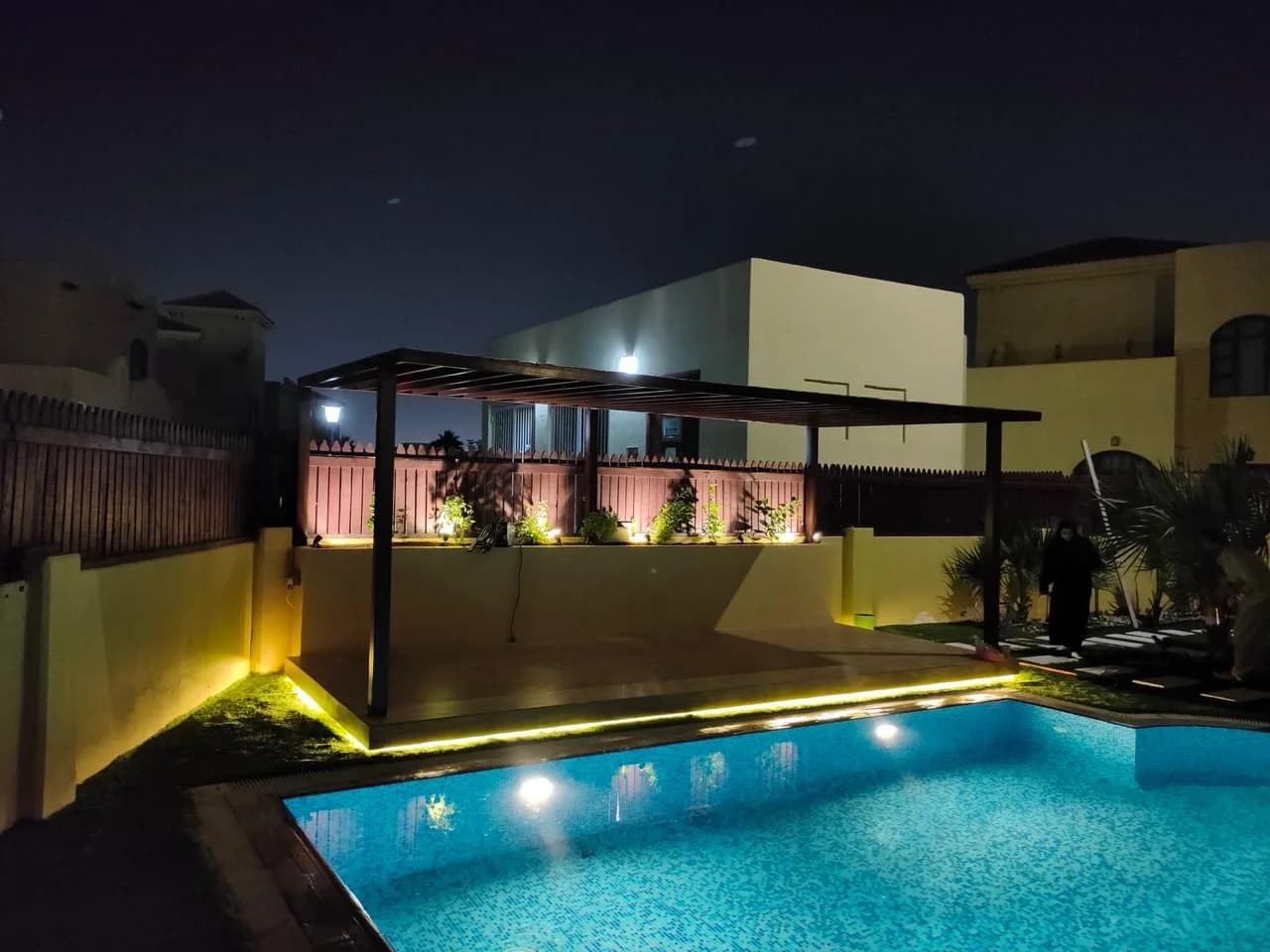 Pergola & Artificial Grass in Khalifa City — Photo 12