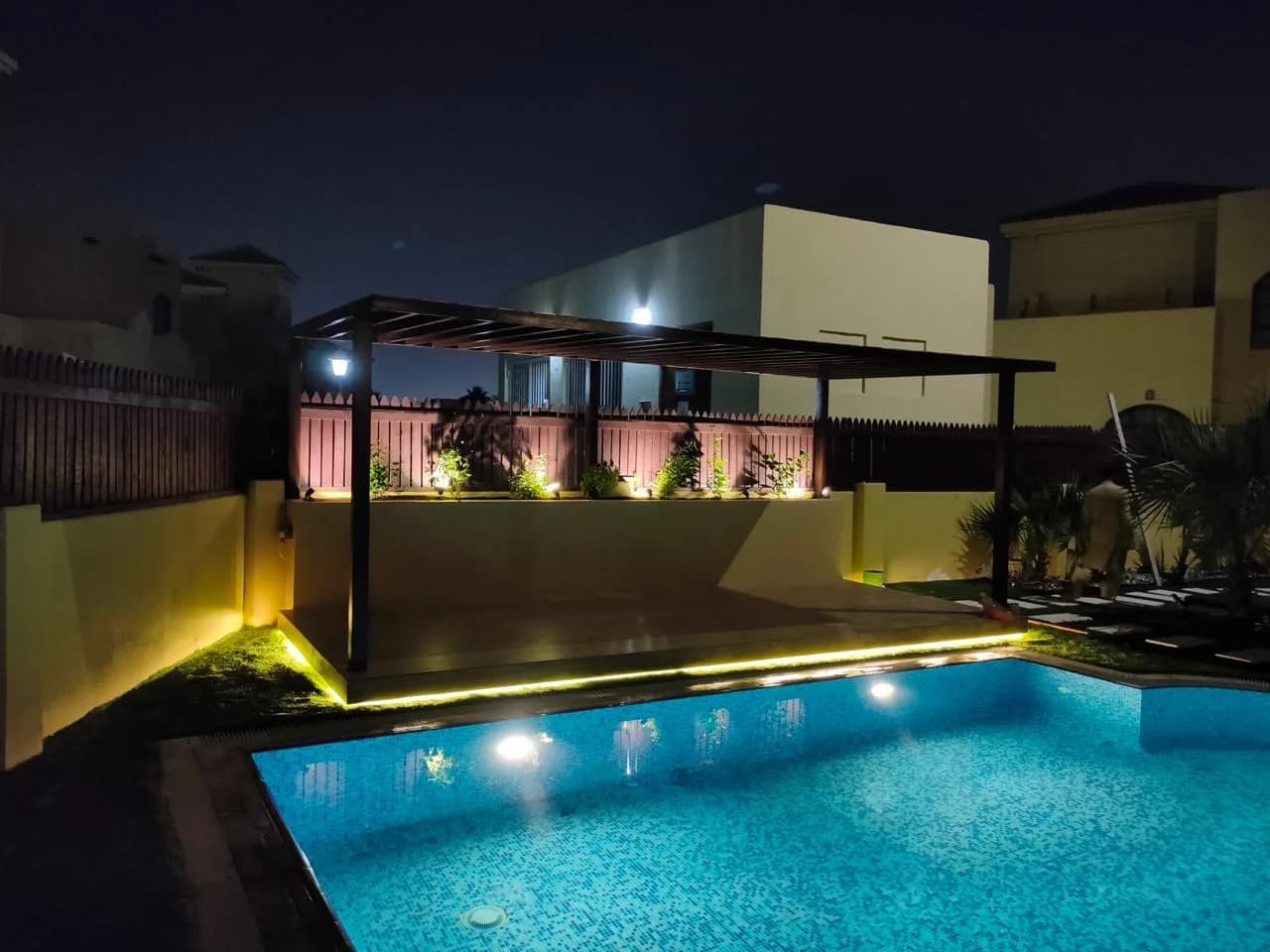 Pergola & Artificial Grass in Khalifa City — Photo 13