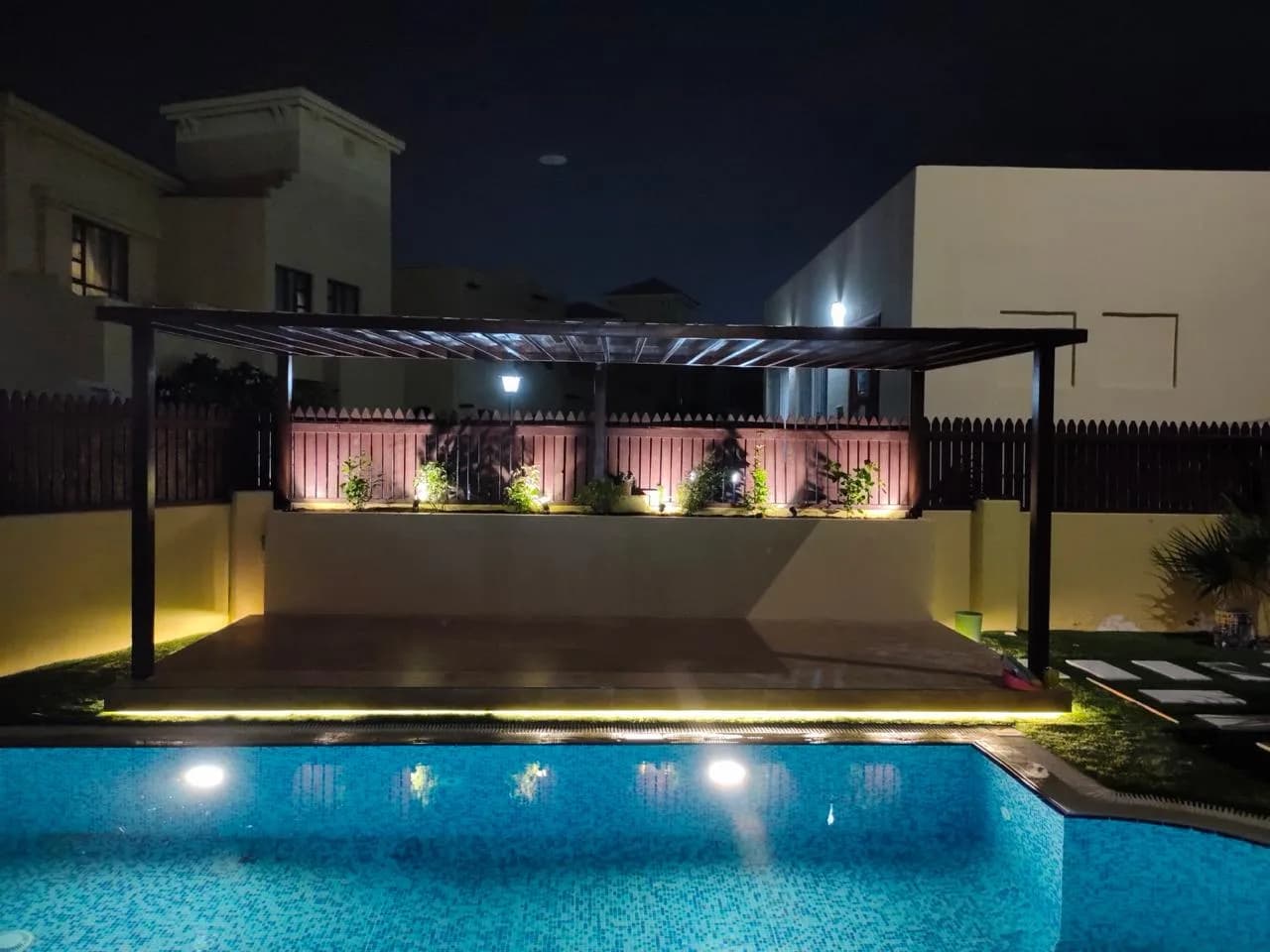 Pergola & Artificial Grass in Khalifa City — Photo 15