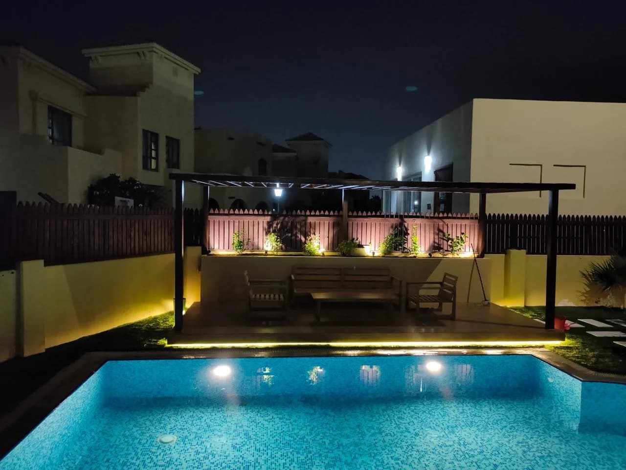 Pergola & Artificial Grass in Khalifa City — Photo 20