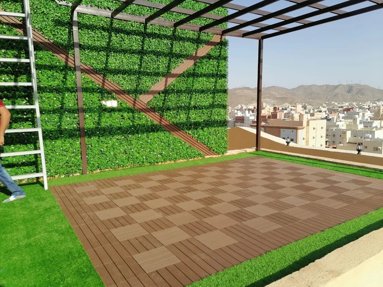 الجدران الخضراء وحدائق الأسطح